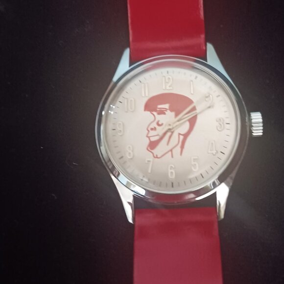 VINTAGE CARTOON HELBROS JERRY LEWIS  WATCH WORKS! - Picture 3 of 5